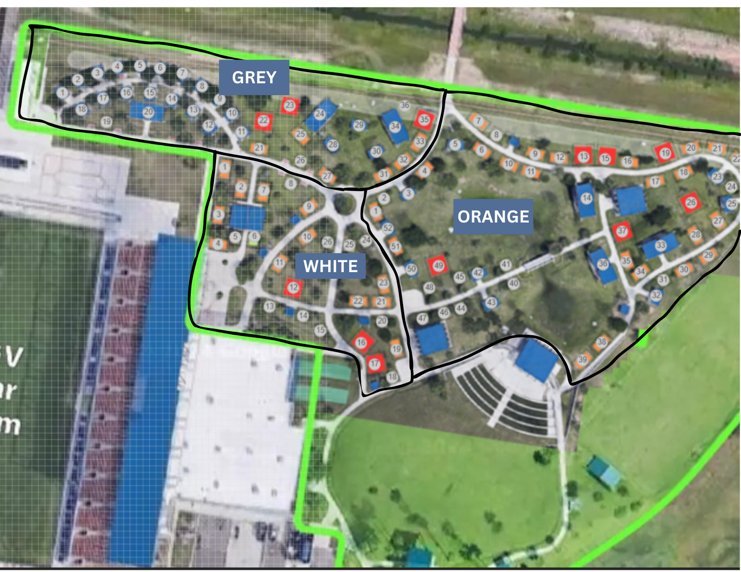10x10 Tailgate Package - North & South Lot (Full Season)